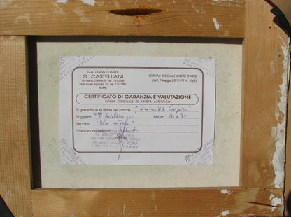 Italian Contemporary Art - Simonetta Carpini, Oil Painting (Size 3) Gallery Coa