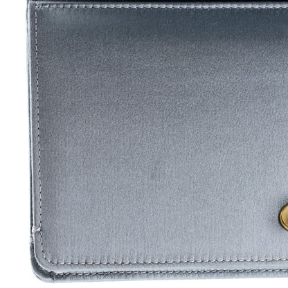 Christian Dior Bee Clutch Satin