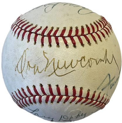 Old Timers Autographed Official Major League Baseball