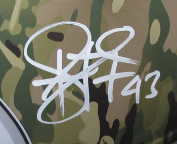 Troy Polamalu Hof Signed Full Size Authentic Camo