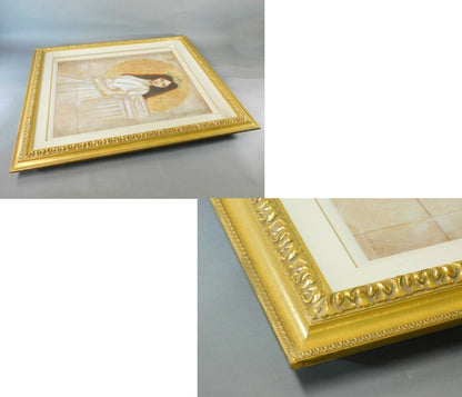 J.D. Parrish Pastel Painting 'Calm' F25, Framed, Ancient Greek Theme, American