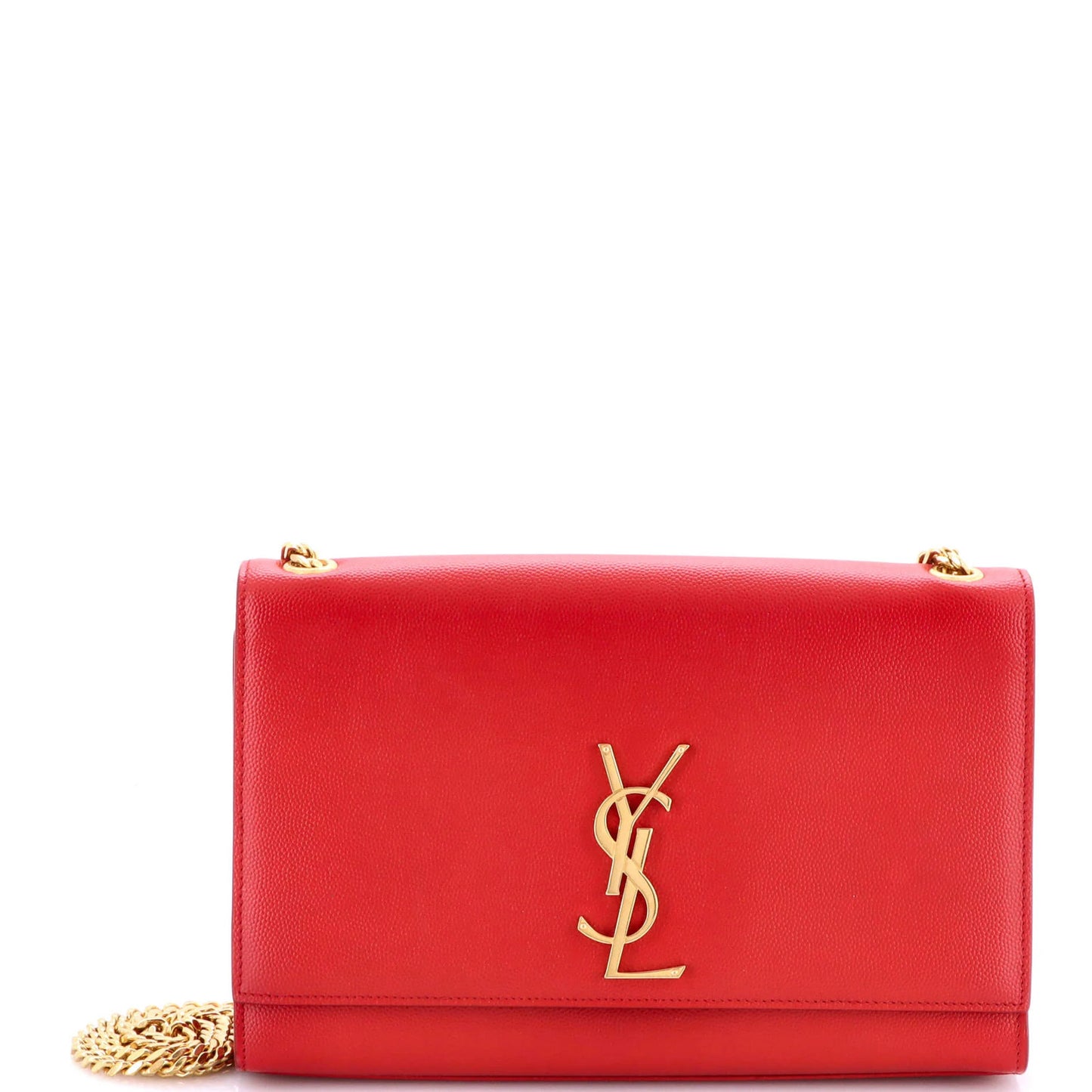 Saint Laurent Classic Monogram Crossbody Bag Grainy Leather Medium