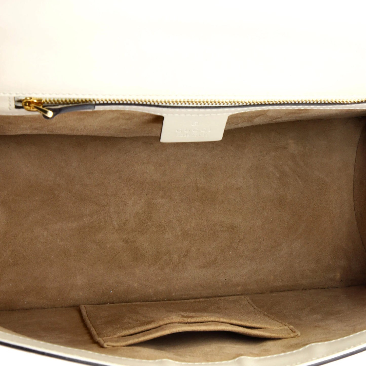 Gucci Sylvie Top Handle Bag Leather Medium