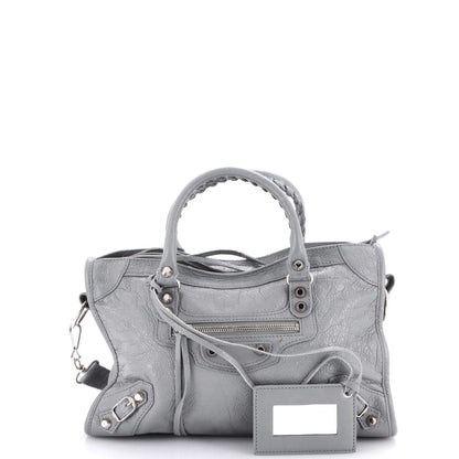 Balenciaga City Classic Studs Bag Leather Small