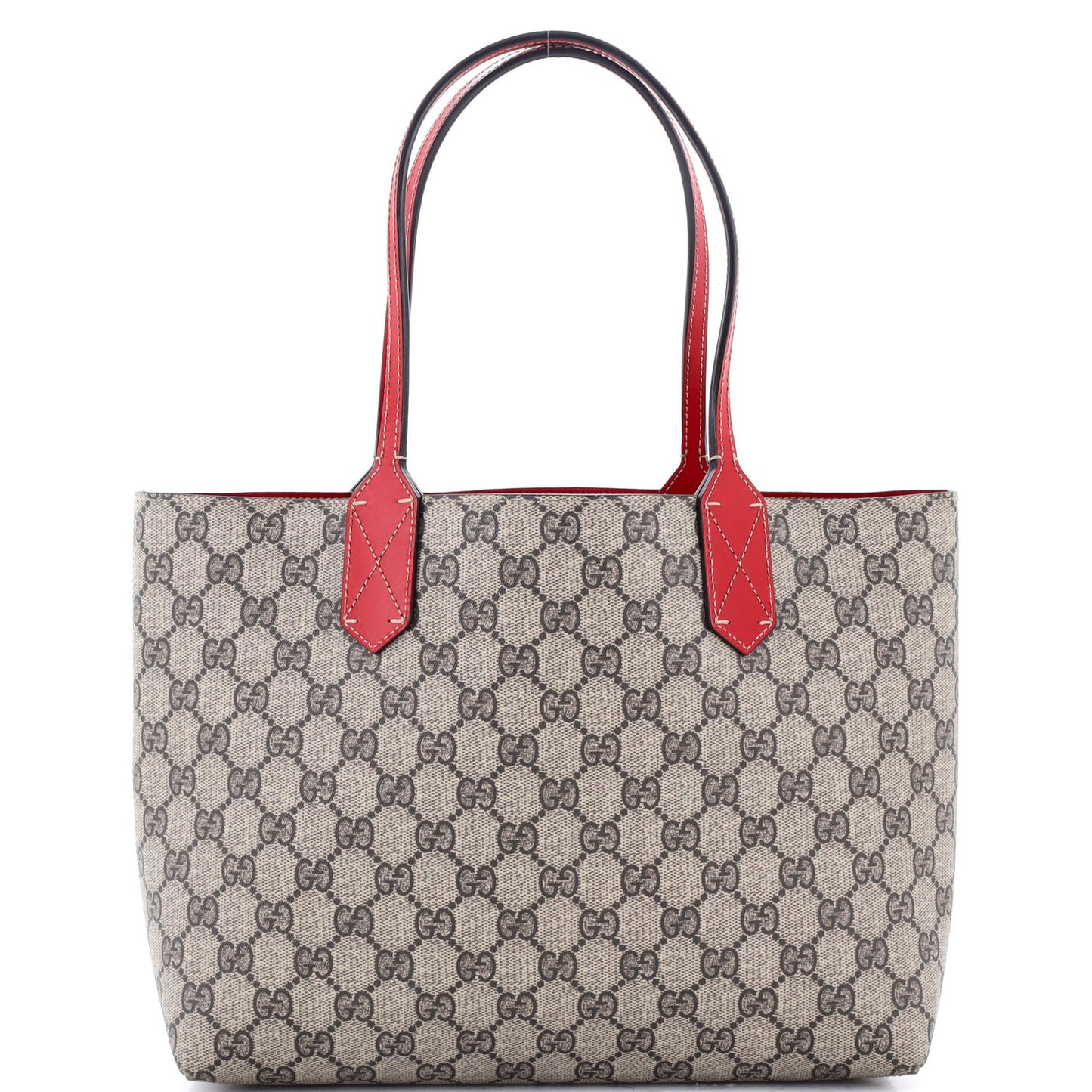 Gucci Reversible Tote Gg Print Leather Small