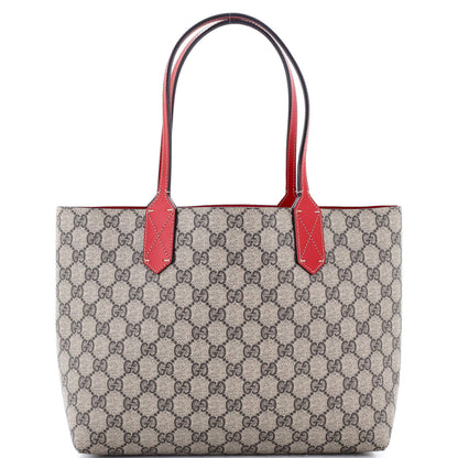 Gucci Reversible Tote Gg Print Leather Small