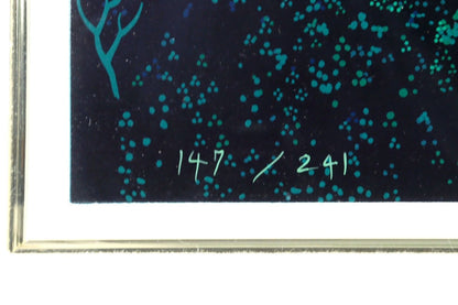Eyvind Earle "Symphonic Fantasy" Silkscreen 147/ 241 Autograph