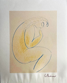 Constantin Brancusi Lithograph 1968 Published Signed Op - Paul Klee