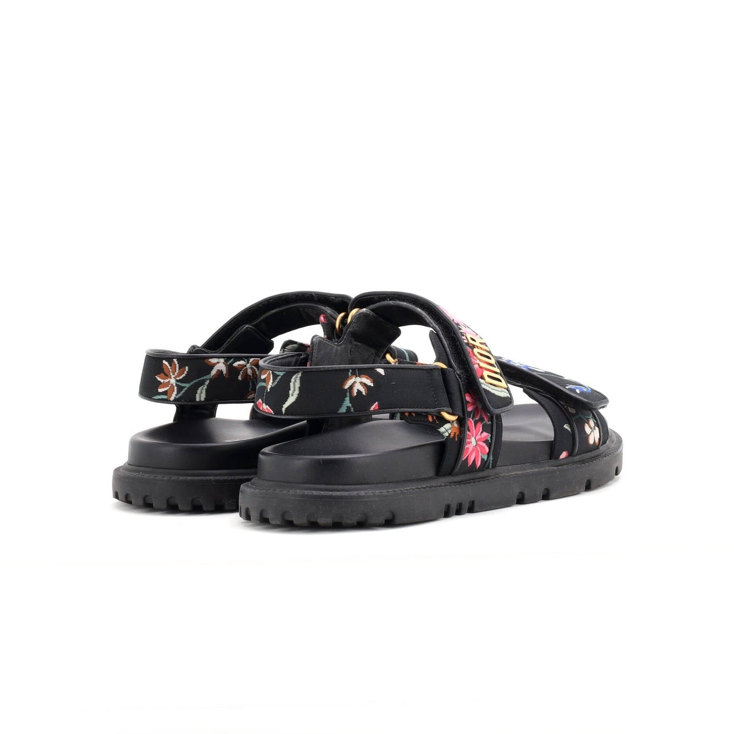 Christian Dior Women'S Dioract Sandals Printed Technical Fabric