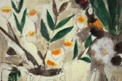 Leo Mcdowell (Uk) Original Lithograph Pencil Signed Numbered Framed Still Life