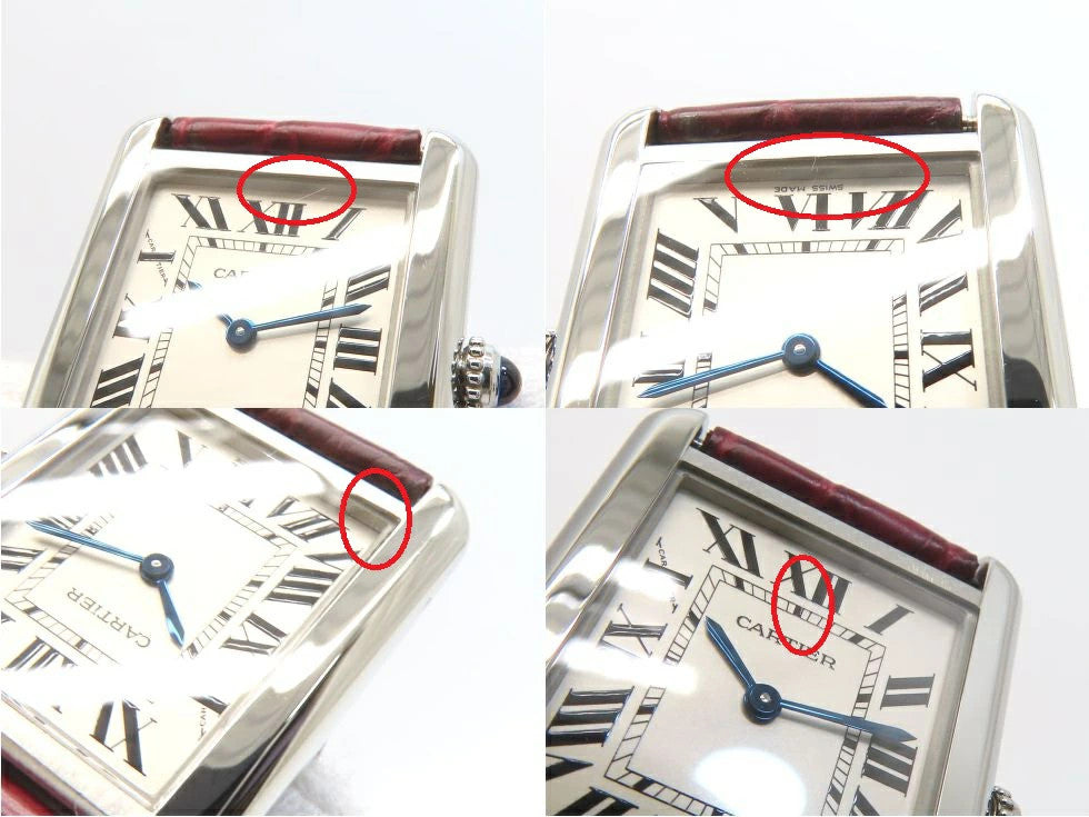 Cartier W5200005 Tank Solo Sm ?Third-Party Leather Strap Quartz