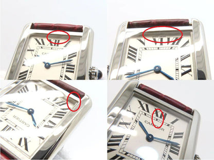 Cartier W5200005 Tank Solo Sm ?Third-Party Leather Strap Quartz