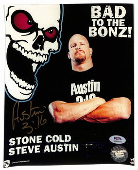 Stone Cold Steve Austin Signed/Inscribed 8X10