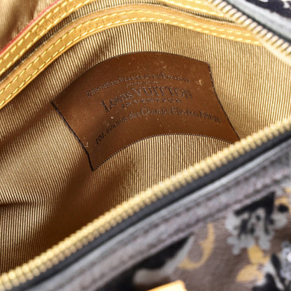 Louis Vuitton Speedy 30 Fleur de Jais Monogram Canvas Handbag