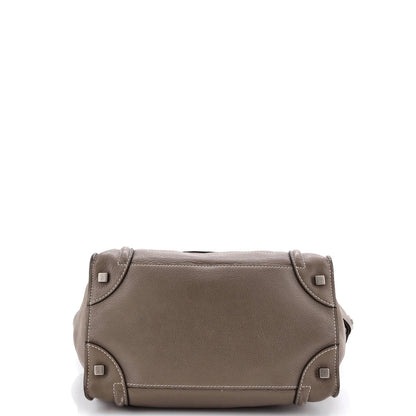 Celine Luggage Bag Grainy Leather Mini