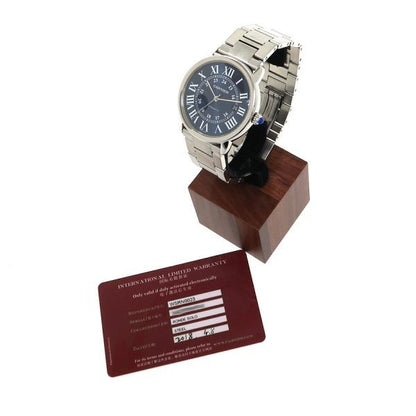 Cartier Rondo Solo Xl Wsrn0023 Case Size 42Mm Men'S Used Watch #31025