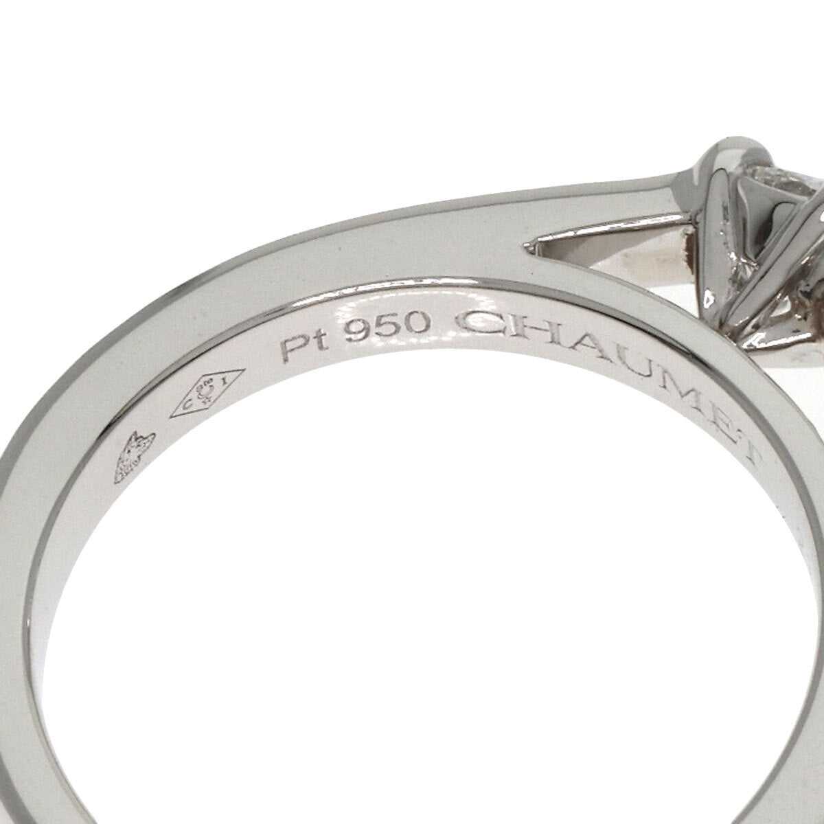 Chaumet   Ring Frisson Solitaire Diamond Platinum