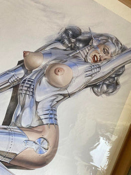 Hajime Sorayama Signed Original Giclee Print