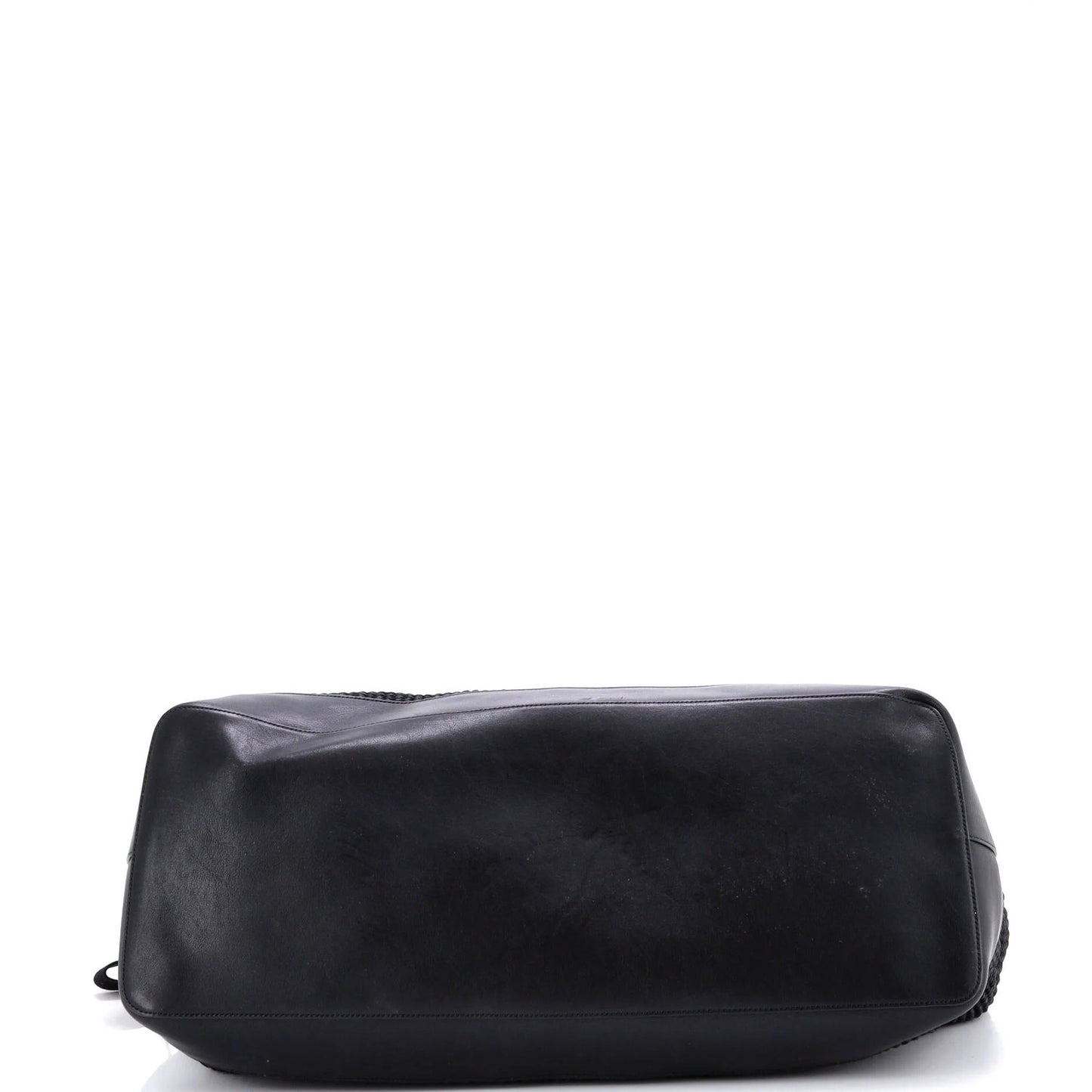 Saint Laurent Rive Gauche Shopper Tote Raffia Large