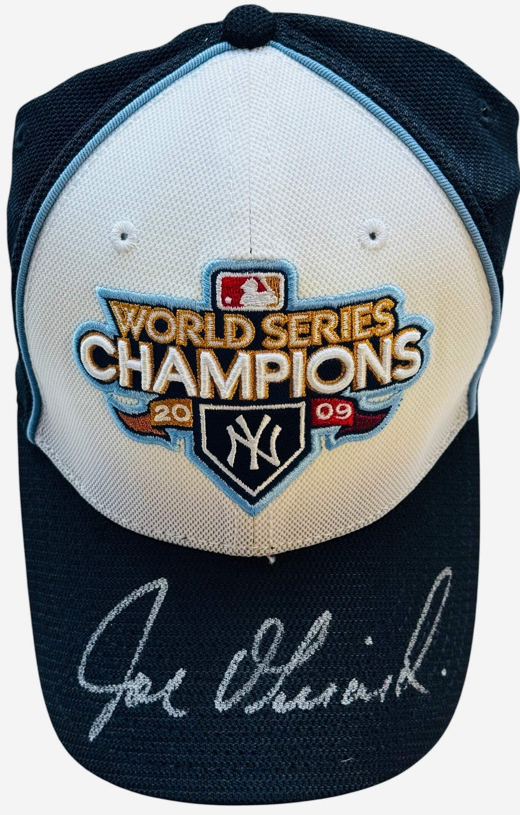 Joe Girardi Autographed Yankees 2009 World Series Champs Hat (Steiner/Mlb)