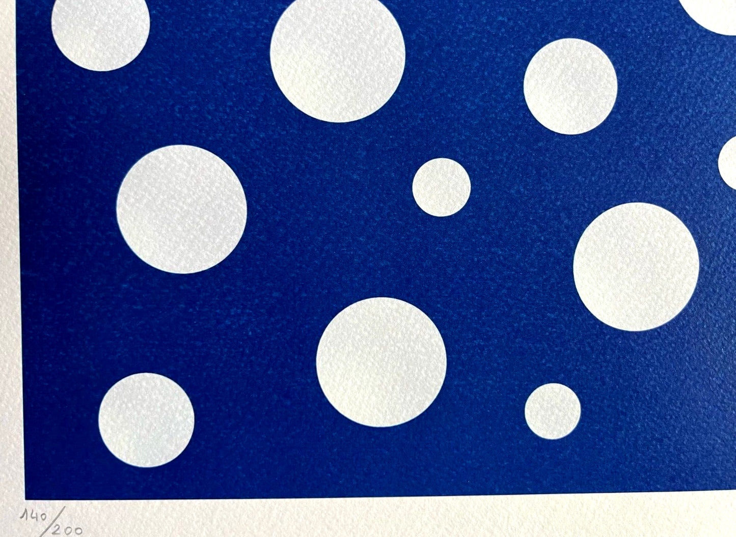 Yayoi Kusama ' Cosmo ' Lithograph Mori Art Museum Coa Numbered Hand