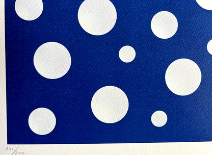 Yayoi Kusama ' Cosmo ' Lithograph Mori Art Museum Coa Numbered Hand