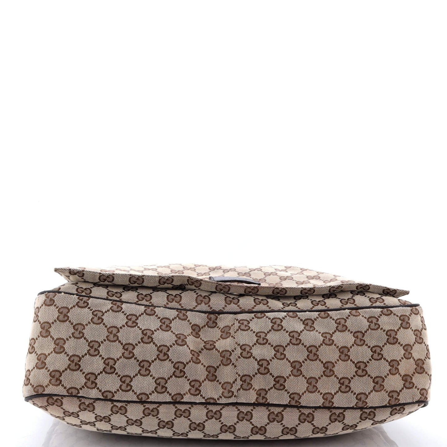 Gucci Flap Messenger Bag Gg Canvas Large