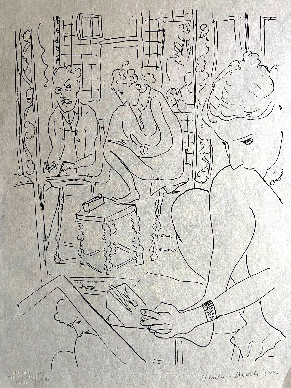 Henri Matisse Lithograph Signed Contract Hand Numbered / Paul Klee