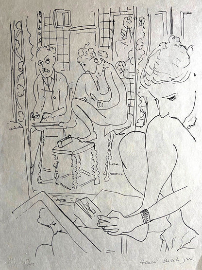 Henri Matisse Lithograph Signed Contract Hand Numbered / Paul Klee