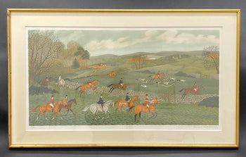 Vincent Haddelsey Hunting In Ireland Limited Edition Lithograph 114/200 Signed