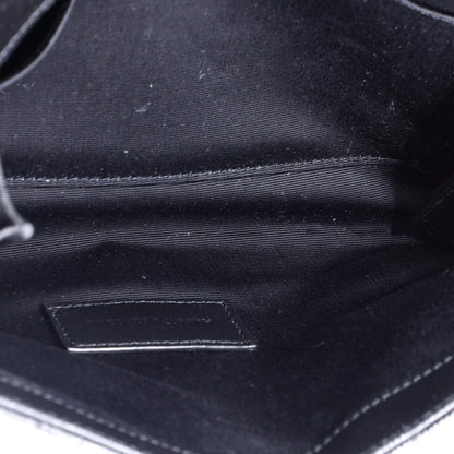 Saint Laurent Classic Monogram Envelope Wristlet Clutch Matelasse Chevron