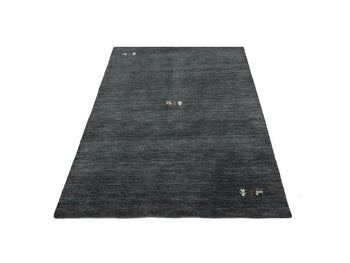 Modern Gabbeh Rug Tribal Pictorial Style Plush