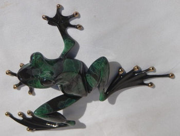 Tim Cotterill (Frogman) 9In Green Frog 303/2000 Signed 1992 Bronze
