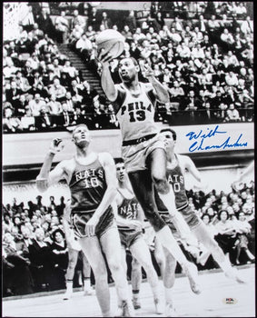 Wilt Chamberlain Signed/Autographed 16X20 Photo