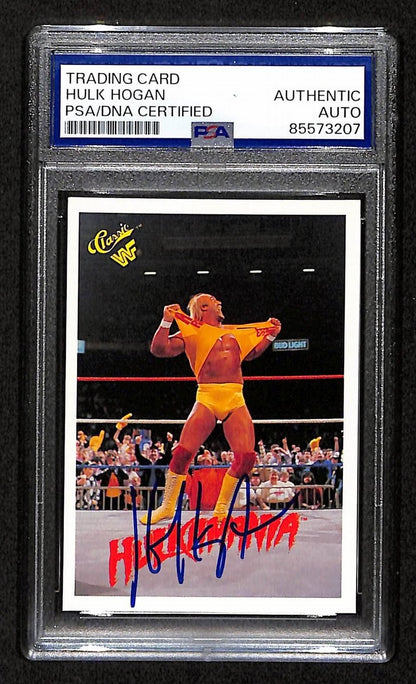 Hulk Hogan Signed/Autographed 1990 Classic Hulkamania Card #90 Psa/Dna 198778