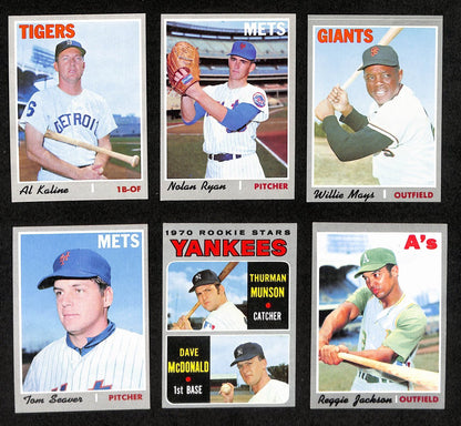1970 Topps Baseball Card Complete Set (1-720)