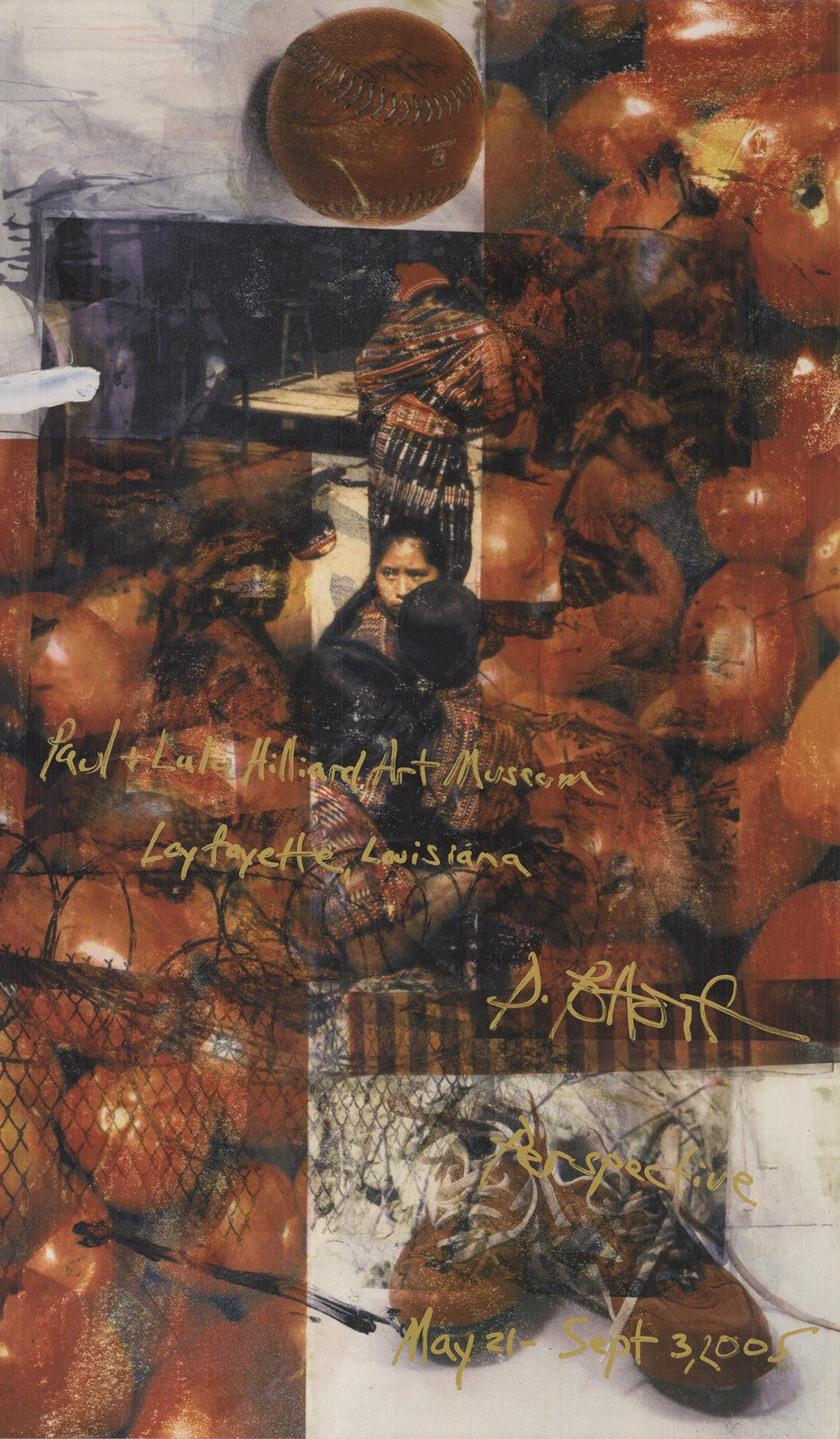 Robert Rauschenberg Perspective " Offset Lithograph Pop Art Red