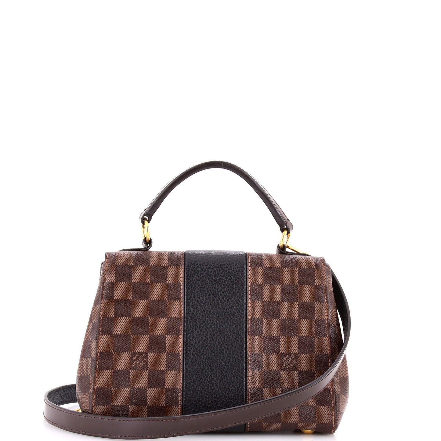 Louis Vuitton Bond Street Handbag Damier With Leather Bb