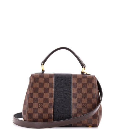 Louis Vuitton Bond Street Handbag Damier With Leather Bb