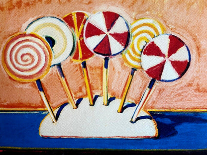 Wayne Thiebaud Lithograph Coa Numbered Signed