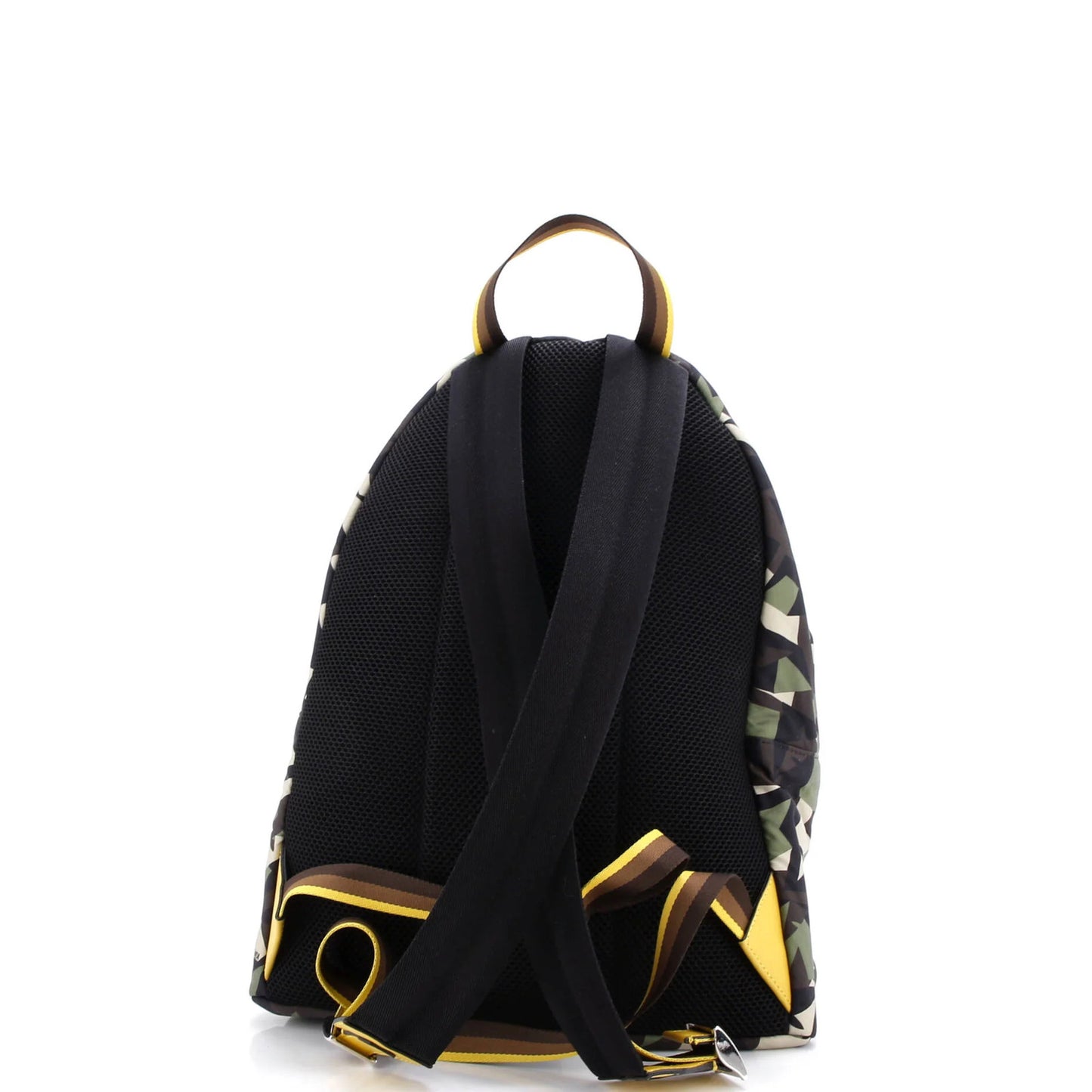 Fendi Front Pocket Backpack Printed Nylon Large