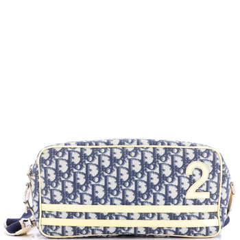 Christian Dior Vintage Crossbody Bag Diorissimo Canvas Medium