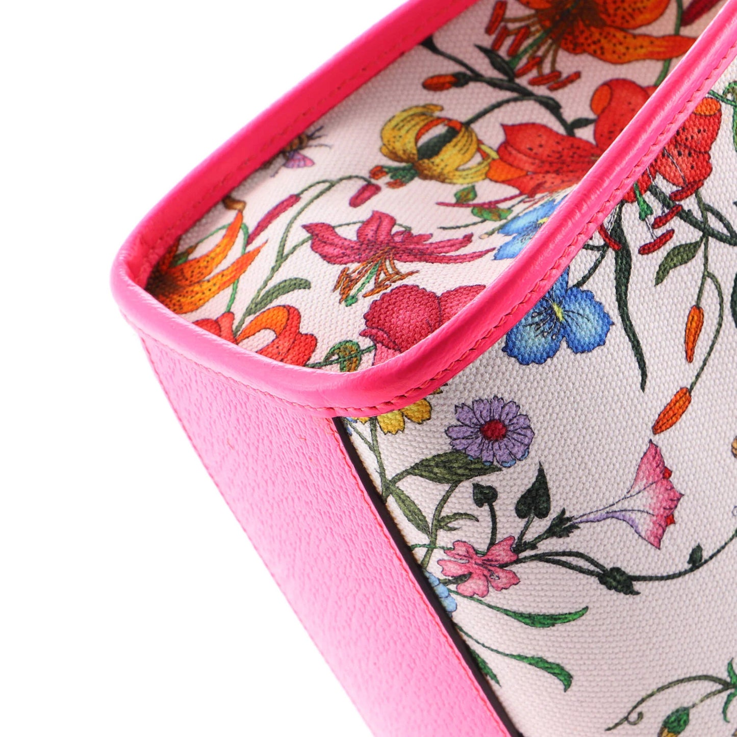 Gucci Convertible Tote Flora Canvas Medium