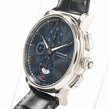 Montblanc 4810 Automatic Chronograph Mb119961 Black Men'S Used Watch #61016