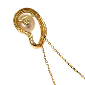Tasaki Necklace Pearl Pearl K18 Yellow Gold