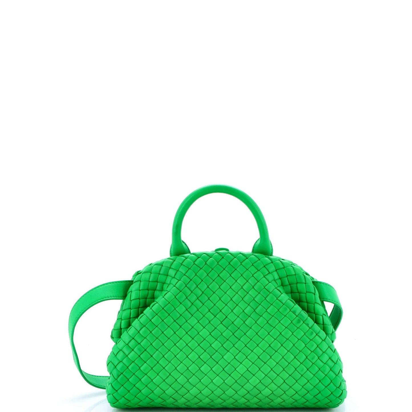 Bottega Veneta Padded Handle Tote Intrecciato Nappa Small