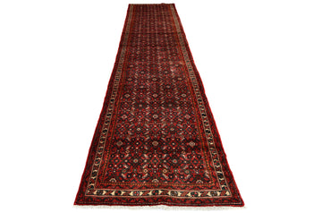 Hand-Knotted Wool Oriental Runner Rug Oversized