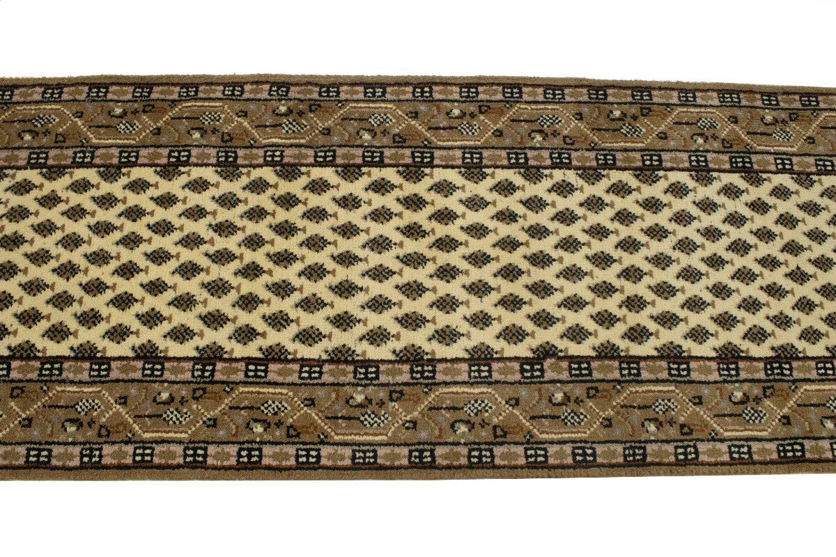 Floral Oriental Runner Rug Allover Design Wool