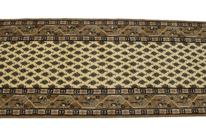 Floral Oriental Runner Rug Allover Design Wool
