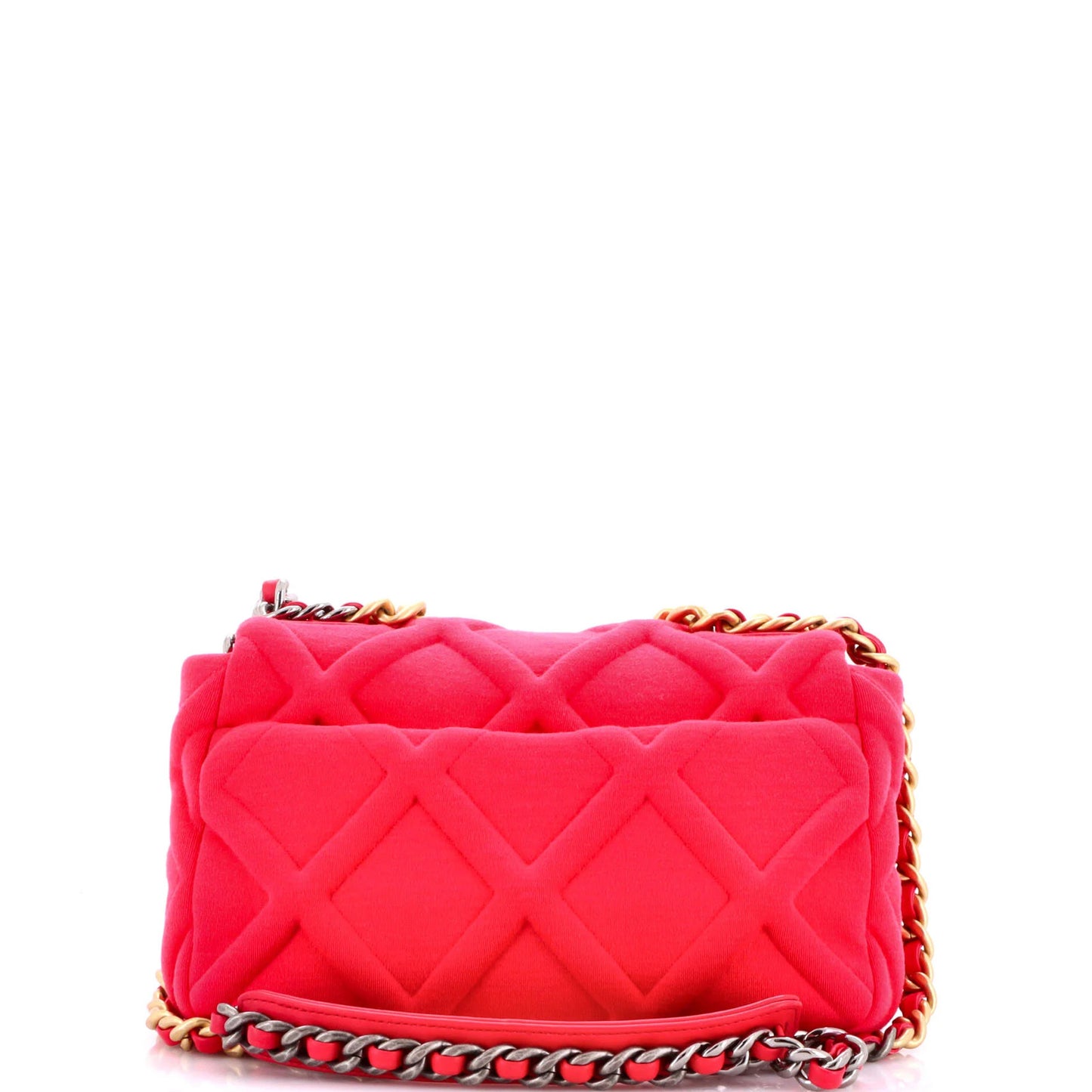 Chanel 19 Flap Bag Quilted Jersey Medium